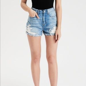 AE Denim Mom Shorts